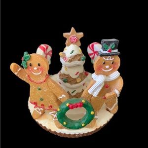 Yankee Candle Christmas Gingerbread Candle Topper 1207722 Sweet Shoppe